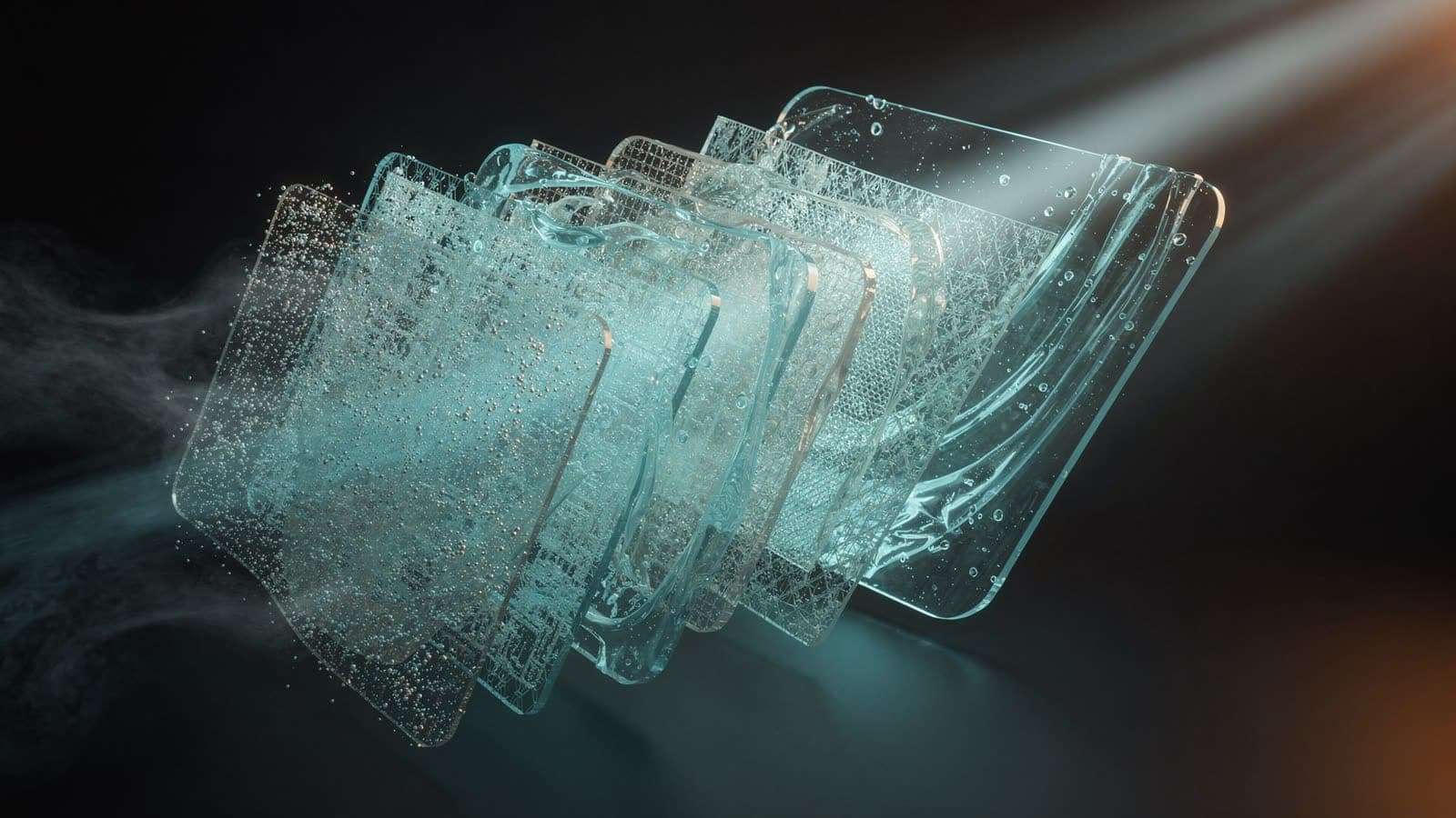 Facet case study artwork: particles in a filtration stream