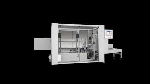 Case packer isolated for true-scale Web AR placement